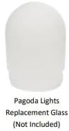 Westgate Lighting LED Pagoda Lights - 12V 17 Bronze Finish Landscape Lighting - Area Lights with Heavy - Duty Clear Glass Lens