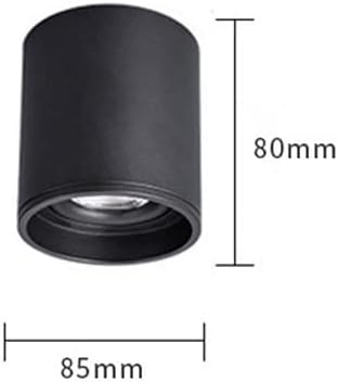 2 Packs Led Spotlight Cylinder Ceiling Downlight Mounted Accent Spot Lighting Indoor AlumiExpression artistique m Housing Directio l Spotlights for Bedroom Kitchen Island Corridor