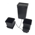 AutoPot 2 Pot System with 3.9 Gallon Plastic Pots and 12.4 Gallon Tank - Self-Watering Gravity-Fed Hydroponic Systems (2Pot - 3.9 Gallon - 12.4 Gallon Tank)