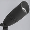 Low Voltage Landscape Spotlights Black Outdoor 12V LED Lights Waterproof Aluminum Uplighting for Tree House Garden with RGBCW MR16 Bulb