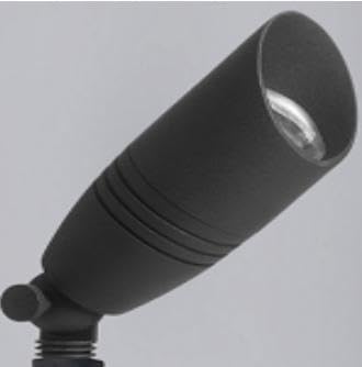 Low Voltage Landscape Spotlights Black Outdoor 12V LED Lights Waterproof Aluminum Uplighting for Tree House Garden with RGBCW MR16 Bulb