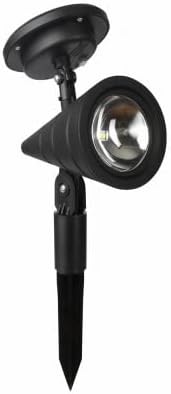 27114 Solar Spotlights Cone Shape Black Plastic 15 Lumens 2-Pk. - Quantity 1