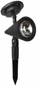 27114 Solar Spotlights Cone Shape Black Plastic 15 Lumens 2-Pk. - Quantity 12