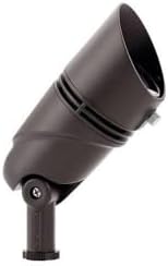 KICHLER Landscape LED 14 Watt 2700K Landscape Accent Light with Variable Lumen Output in Textured Architectural Bronze 16161AZT27