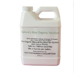 Nature’s Way Soil® All-Purpose Organic Liquid Fertilizer – USDA Certified Biobased Plant Food with Vitamin B-1 &amp Aloe Vera – Made Fresh Weekly