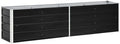 Garden Raised Bed Galvanized Steel 94.5x15.7x17.7 AnthraciteWeight:17.42lbs47047