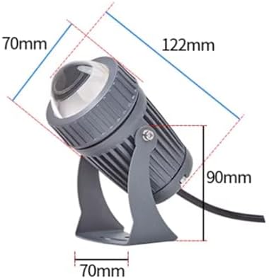 Outdoor Landscape Spotlights 220V Led Spot Lights - Long Distance LED Beam Light 10W Wall Washer Outdoor Wall Lamp IP67 Waterproof LED Spotlight Narrow Beam Spotlight