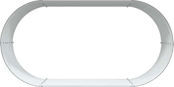 Steel Planter Raised Bed Metal Flower Box Planter Raised Beds Outdoor Garden for Planting Fruit 63x31.5x17.3 Brown-908