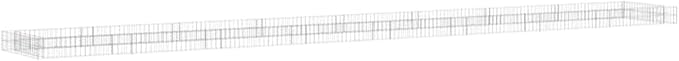 315x315x7.9 Galvanized Steel Raised Garden Bed Large Rectangular Outdoor Planter Box Silver 46.5 lb Heavy Duty Grid for Yard Patio or Balcony Vegetables Flowers Herbs