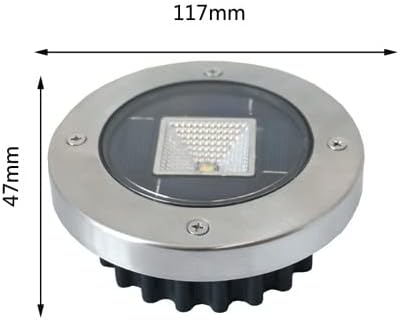 Solar Thin Led Outdoor Garden Landscape Lighting Landscape Spotlights Led Spot Light for PathwayYardDeckLawnPatioWalkway/White Light