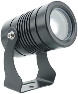 Outdoor LED Spotlights - 3W Waterproof IP67 Landscape Projector Light with Remote Control Narrow Beam for Buildings AC85-265V Energy-Efficient Yellow Illumination