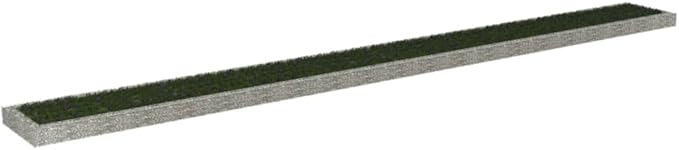 YAFF Gabion Raised Bed Galvanized Steel 393.7x39.4x7.9 (58.63lbs)