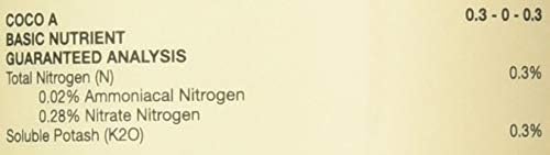 House &amp Garden HGCOA01L Coco Nutrient A Fertilizer 1 L