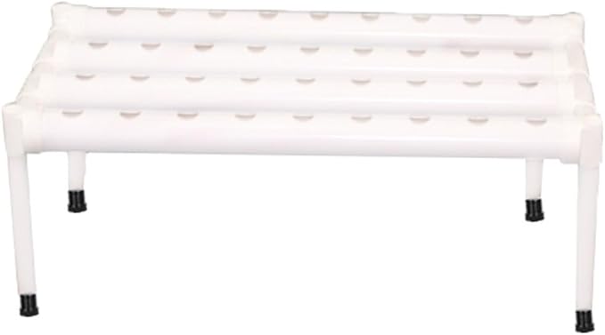 Hydroponics Growing SystemPVC Pipe Single-Layer 36 Holes Hydroponic with 30L Folding Water Tank Hydroponic Plants for Growing Lettuce... GYL24824(Color:Pads Style)