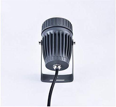 10W LED Spotlights 12V Narrow Beam Floodlight IP67 Waterproof Outdoor Wall Lamp Landscape Lighting (Cool White)