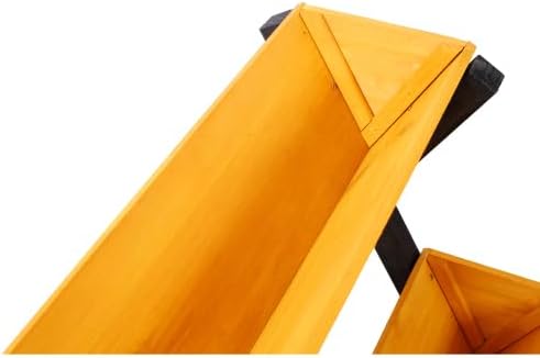 LuckyNote】3 Tiers Wooden Vertical Raised Garden Bed with LegsBrown Planter Raised Beds Kit for Flowers Herbs Vegetables Natural Fir Wood 34.6x29.5x32.6 Inches