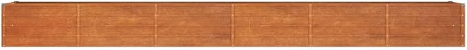 Corten Steel Raised Garden Bed - 189x31.5x17.7 Metal Outdoor Planter Box for Vegetables Flowers Plants &amp Gardening - Large Galvanized Beds