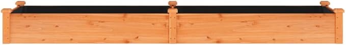 SKM Garden Raised Bed Brown Solid fir Wood Large Garden Raised BedBrown (Weight 17.64KG)