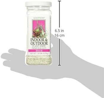 Grow More 18010 1-1/4-Pound Indoor and Outdoor Plant Food 20-6-16