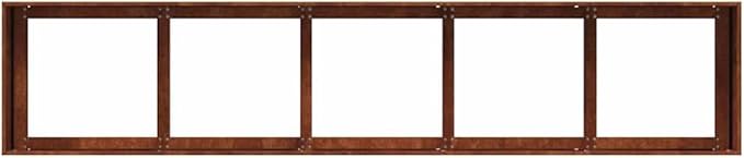 Weathering Steel Planter Box Rusty Raised Garden Beds for Flowers Vegetables Herbs 78.7x15.7x15.7-193