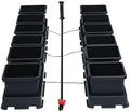 AutoPot 12 Pot easy2grow System (2.2 Gallon Plastic Pots) (*Includes AIRBASES &amp AIRDOMES) Dual-Pot Self-Watering Gravity-Fed System (12Pot - 2.2 Gallon - No Tank)