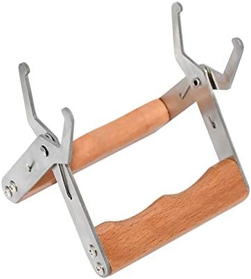 Mr.Bee Honey Harvesting Beekeeping Starter Tool Kit Set of 5 Double Sieve Stainless Steel Honey Strainer Frame Holder Uncapping Fork Honey Gate Extractor and Queen Catcher for Beekeeping Supplies