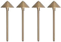 Westgate Lighting LED Area Light- Built-in Integrated LED Outdoor Light - 4 Height of Stem-Solid Brass Antique Bronze Finish Landscape Light- 12V of AC/DC Current (4)