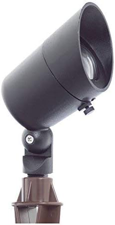 Westgate Lighting LED Directional Landscape Lights Die - Cast Aluminum Housing - IP67 Waterproof - 12V AC - 36° Beam Angle - All Accessories Included (12 Black)