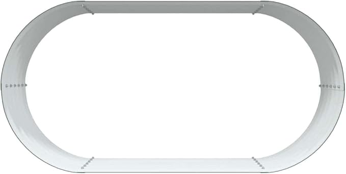 Steel Planter Raised Bed Metal Flower Box Planter Raised Beds Outdoor Garden for Planting Fruit 63x31.5x17.3 Green -746