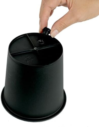 7.9 Round Plant Pot GPlastic Pots with Drainage (5 Pack)