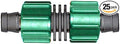 USA Made - Premium Drip Tape Irrigation Tubing (Coupling 25 Pack) (5/8 - 1/2 or .625 - .645) Universal Perma-Loc Connector Barbed Locking Fitting - Fits All Brands 16mm Drip Tape AG Tubing