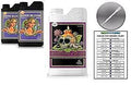 Advanced Nutrients Sensi Bloom A &amp B 1L &amp Voodoo Juice 1L Bundle w/Card &amp Pipette