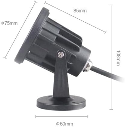 Outdoor Landscape Spotlights IP67 Waterproof Outdoor LED Spotlight - Spotlight Led Beam Light Long Distance Irradiation Narrow Beam Lamp AC 90-260V LED Outdoor Floodlig