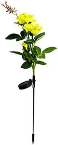 Plant Growing Lamps Solar Flower Light Rose Flower Lamp Led Solar Light for Garden Decoration Waterproof Outdoor Landscape Lawn Lamp for Patio Yard(2)