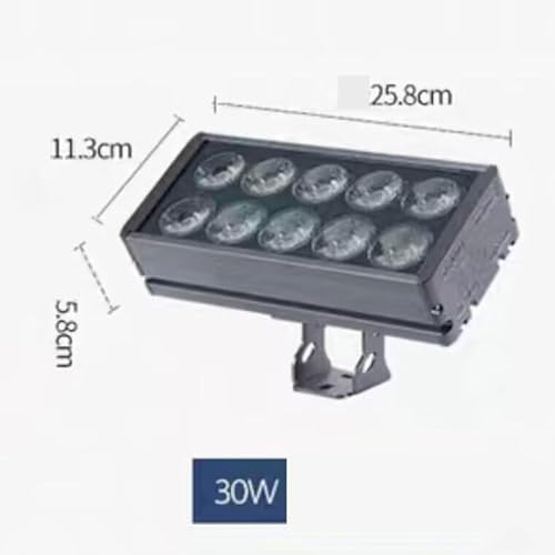 15W Waterproof LED Beam Spotlight Rectangle Wall Washer Light for Outdoor Landscape Patio Hotel Villa Flood Lighting - IP65 220V Warm White
