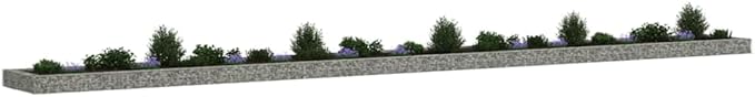 Galvanized Metal Raised Garden Bed 39.4x39.4x7.9in Large Outdoor Planter Box for Vegetables Herbs &amp Flowers Rustproof Silver Planters for Patio Yard &amp Community Garden