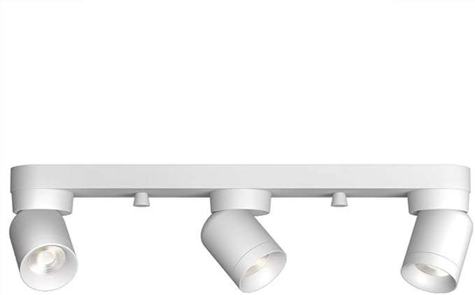 Spotlight Led Ceiling Light Fixture Fixed Track Lighting Kit Island 360°+90°Rotation Directio l Spotlights for Kitchen Office Bar