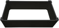HomeRoots 44 X 22 Black Heavy Duty Plastic Rectangular Raised Garden Bed