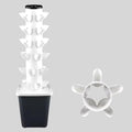 Vertical Hydroponics Garden Tower 30/25-Plant Hydroponic Growing System with Pump and Movable Water Tank for Indoor Herbs Fruits Vegetables6th