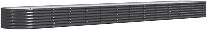 Garden Raised Bed Anthracite Steel Welded Retaining Galvanized Steel Extra Long Landscape Design Wire - Outdoor Balcony