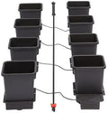 AutoPot 8 Pot System (3.9 Gallon Plastic Pots) (*Includes AIRBASES &amp AIRDOMES) Self-Watering Gravity-Fed Hydroponic System (8Pot - 3.9 Gallon - No Tank)