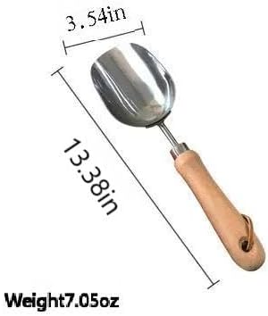 3-Piece Stainless Steel Gardening Tool Set with Wooden Handle Suitable for Wild Camping Orchard Vegetable Garden Fork 12.2 inches Shovel 13 inches Shovel 13.5 inches 0.08 inches Thick