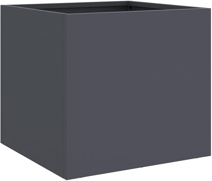 PlanterMultifunctional Raised BedPlant Privacy FenceBalcony Planter BedsHerb PlantersGreenhouse Planterfor HerbsFlowersOutdoorVegetablesAnthracite 12.6x11.8x11.4 Cold-rolled Steel