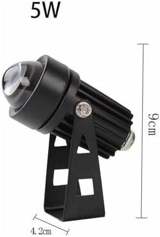 Outdoor Landscape Spotlights 111V-240V Led Spot Lights - Spotlight Led Beam Light 5W LED Spotlight Narrow Beam Spotlight IP65 Outdoor Waterproof Wall Lamp Landscape Lig