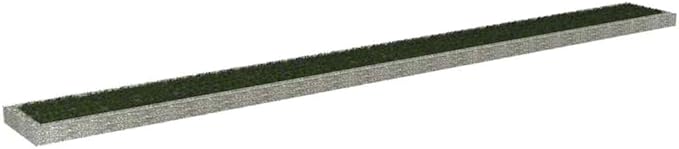 Gabion Raised Bed Silver Galvanized Steel Extra Long Durable Gardening Pots &amp Planters 151318