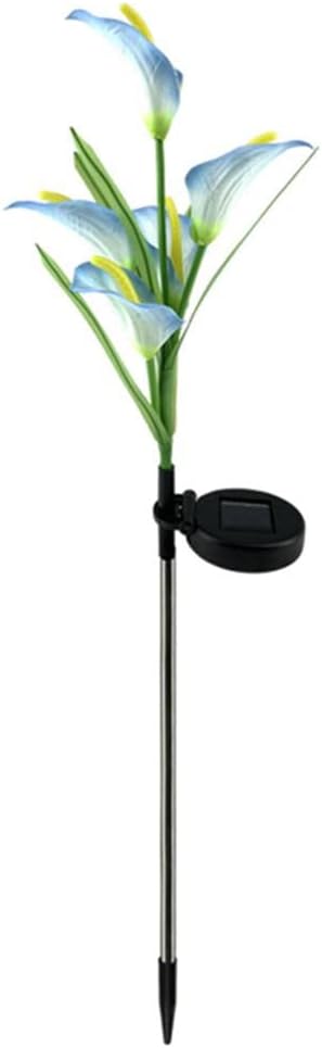 Plant Growing Lamps Multi-Color Solar Flowers Waterproof Stake Lights Path Light 5 Head Landscape Light Garden 7 Color Change
