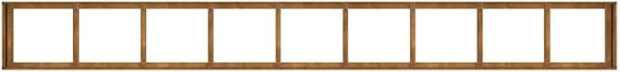 Rectangular Rusty Weathering Steel Planter Box Large Outdoor Garden Bed for Flowers Herbs Vegetables 15.7x141.7x15.7in Durable Metal Steel