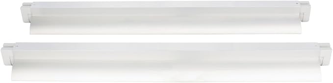 Grow Light Strip 24W 2ft Length 6500K Full Spectrum 2-Pack with Reflector