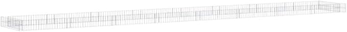 315x315x7.9 Galvanized Steel Raised Garden Bed Large Rectangular Outdoor Planter Box Silver 46.5 lb Heavy Duty Grid for Yard Patio or Balcony Vegetables Flowers Herbs