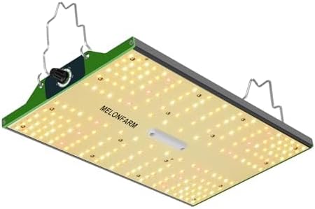 MELONFARM 100W Led Grow LightMeet The Spectral Requirements for Plant Growthhangable Grow Light for a Variety of Indoor Growing scenarios
